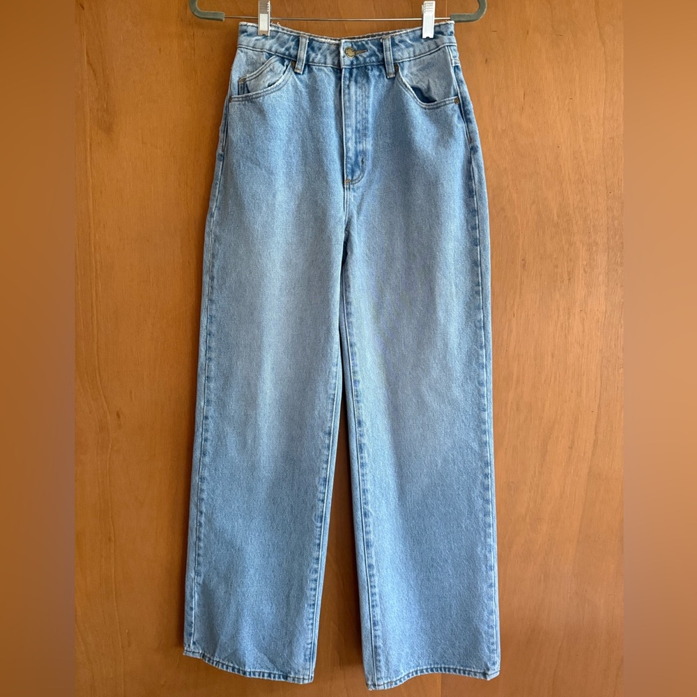 ROLLA'S High Rise Loose Wide leg Jeans - Blue